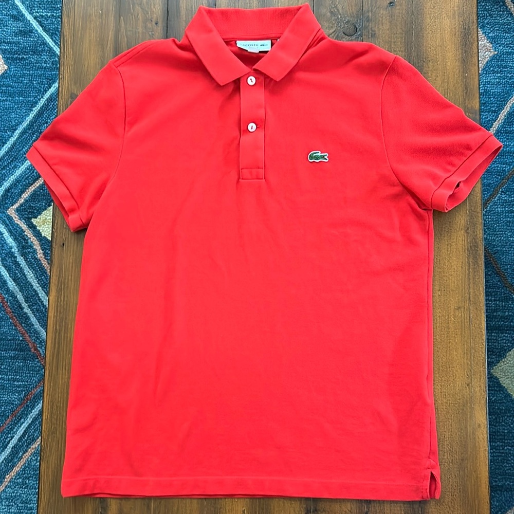 Lacoste Red Polo Shirt